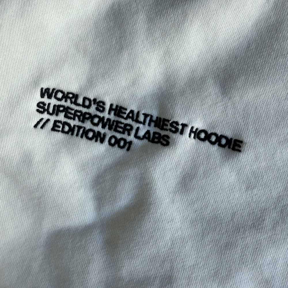 Superpower Cream Hoodie for Men or Women - Picture 6 of 8